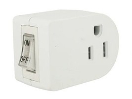 1X Grounded On/Off Lighted Power Switch Single Ac Wall Plug Electrical Outlet - £6.03 GBP