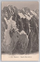 Aiguille Verte 4127m Mountain Peaks J J Series Julllen Frères Vintage Postcard - $14.45