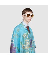 NEW Gucci Sunglasses GG0624S 002 Ivory/Yellow Lens Design 57mm - $222.13