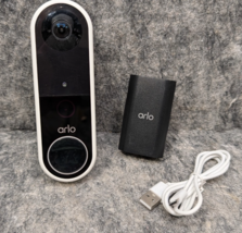 Arlo Essential AVD2001 Video Doorbell Wire Free - White - For Parts - $8.99