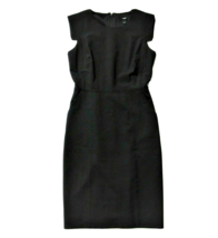 NWT J.Crew Petite Resume Sheath in Black Italian Stretch Wool Dress 2P $188 - $100.00