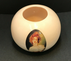 Victorian Trading Co. Victorian Woman blowing bubbles decorative ceramic bowl - £15.50 GBP