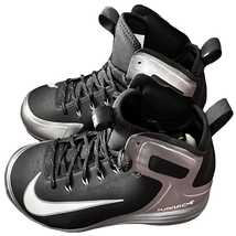 Nike Pro Alpha Baseball Cleats Metal Huarache Elite Mens Size 13 Black Silver BB - £19.88 GBP