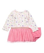 MSRP $50 Vitamins Baby Cream Stars Tulle Dress &amp; Pink Bloomers Size 3T - $29.55 CAD