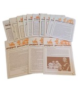 Lot of 13 Puppet Productions Incorporated Club Newslwettters 1977-1981 - $642.32 MXN