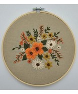 Vintage Embroidered Daisy Floral Bouquet Hoop 8" Diameter Handmade Fabri... - €19,64 EUR Vintage Embroidered Daisy Floral Bouquet Hoop 8" Diameter Handmade Fabri... - €19,64 EUR