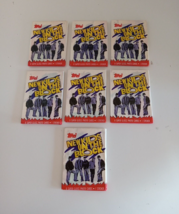 Topps Sealed New Kids on the Block Trading Cards 7 Wax Packs 1989 - £6.18 GBP
