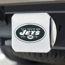 New York Jets Hitch Cover Color Emblem on Chrome - $1,071.61 MXN