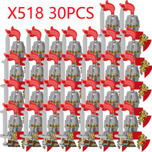 30PCS Military Building Blocks Medieval Time Roman Action Soider Figures X518 - £37.09 GBP