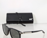 Brand New Authentic Mont Blanc Sunglasses MB 0216 001 56mm Black Frame 0216 - $197.99