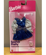 Vintage (1995) Barbie Sparkle Pretty Fashions Dress &amp; Shoes #68060-94- NEW - $15.83