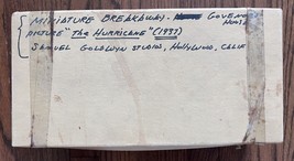 *John Ford&#39;s The Hurricane &#39;37 Original Governor&#39;s House Sfx Breakaway Miniature - £118.03 GBP
