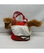 Unipak Karimee Soft Red Purse with Brown Plush Pony Horse 8&quot; - $11.83