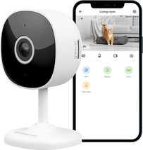 Wifi Camera Home Security Camera for Baby/Elder/Dog/Pet Works with Alexa Google - £32.25 GBP