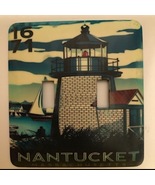 Nantucket Lighthouse Metal Switch Plate Double Toggle - £7.30 GBP