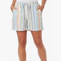 *Briggs Ladies' Linen Blend Pull-On Short - MEDIUM - $15.84