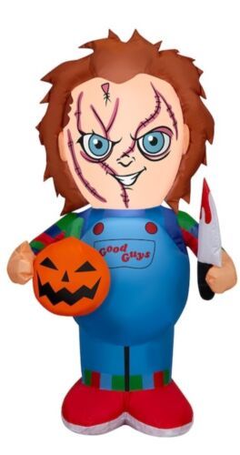 Chucky Good Guys Airblown 3.5ft Inflatable Light Up Halloween Yard Decor Prop