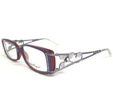Salvatore Ferragamo Eyeglasses Frames 2654-B 618 Clear Brown Purple 52-1... - $65.24