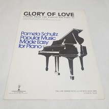 Glory of Love Theme from the Karate Kid Part II Peter Cetera Sheet Music 1986 - £7.08 GBP