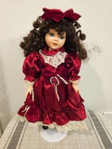 The Collectors Choice 16” Porcelain Doll Elegant Series By Dan Dee - £19.53 GBP