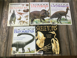 Lot Of 5 Large Dinosaur Books - Homeschool Classroom Great Illustrations - £19.94 GBP