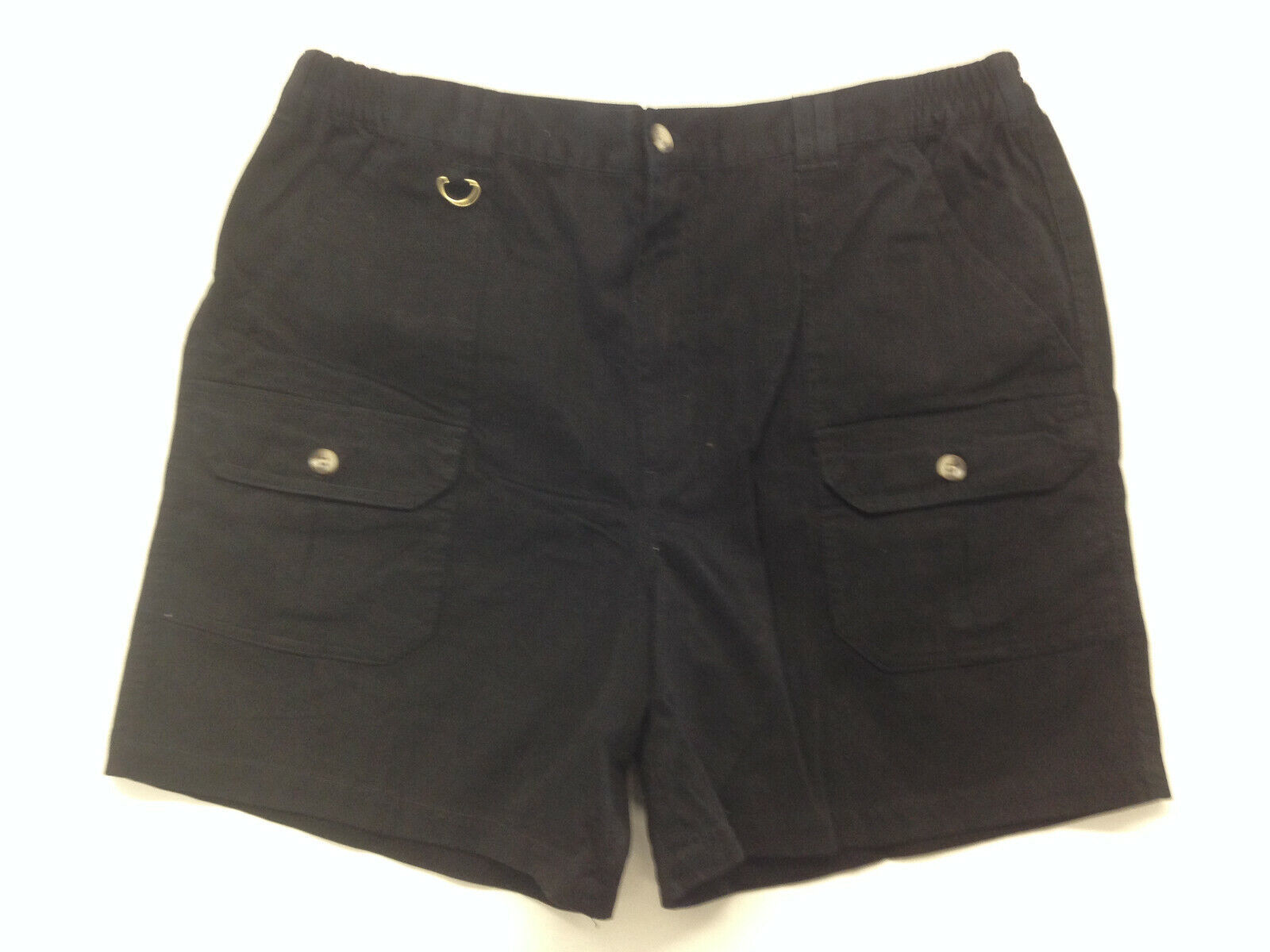 DK  Shorts Men&#39;s Size 38 Solid Black Walking Hiking  Shorts - $7.92