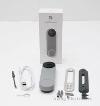 Google Nest Doorbell (Battery) Smart Wi-Fi Video Doorbell GA02076-US - Ash - $89.99