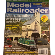 Model Railroader February 2016 Flatcar Full Of Tractors Club Railroaders - £6.27 GBP