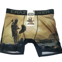 Star Wars THE MANDALORIAN Boxer Briefs Mens Size XL Crazy Boxer - £10.28 GBP