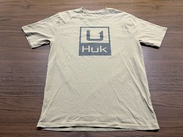 Huk Fishing Men’s Tan Short-Sleeve T-Shirt - Small - $13.99