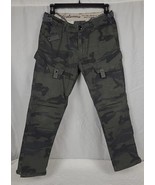 Vintage G Star Raw Camo Cargo Jeans Mens 33 X 29 Slim Straight Camouflag... - £58.11 GBP