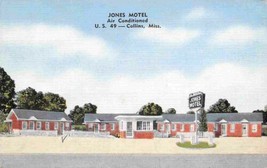 Jones Motel US Highway 49 Collins Mississippi 1968c linen postcard - £5.06 GBP
