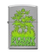 Zippo Lighter - Plant Manager Brushed Chrome - 854431 - $26.71