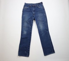 Vtg 70s Dickies Branders Mens 32x32 Distressed Flared Bootcut Denim Jeans USA - £61.82 GBP