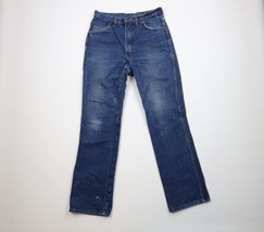 Vtg 70s Dickies Branders Mens 32x32 Distressed Flared Bootcut Denim Jean... - £63.26 GBP