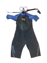 Body Glove Wetsuit Juniors Size 14 &amp; Snorkeling Mask  - £35.62 GBP