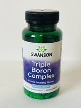 Swanson Health Products Triple Boron Complex Mineral Supplement - 250 Ct - 12/26 - £17.18 GBP