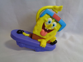 2012 McDonald&#39;s SpongeBob SquarePants Skateboarder SpongeBob Figure Cake Topper - $1.52