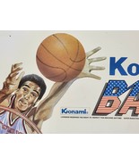 Original Vintage Konami Super Basketball Arcade Marquee - $24.75