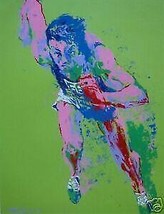 LeRoy Neiman Olympic Runner Offset Lithograph - £49.21 GBP