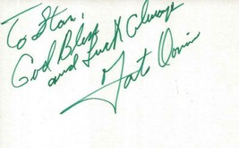 Fats Domino Signed 3x5 Vintage Index Card - $39.59