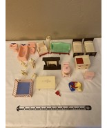 1950s vintage doll house furniture and dolls - $75.92 CAD