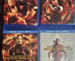 lot of 4 The Hunger Game Blu-ray/DVD Lot Of 4 / NO CODES/ no slip - $10.88