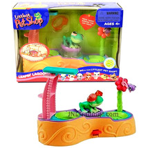 Year 2006 Littlest Pet Shop LPS Set - LEAPIN&#39; LAGOON with Frog #236 and Goggles - £35.96 GBP