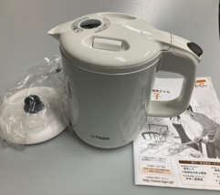 Bouilloire électrique sans vapeur TIGER 0,8 litre blanc perle PCH-G080-W... - $70.77