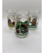 Set Of 3-Vintage Welchs Glass Jelly Jars Mixed - Peanuts Disney Mickey - €19,92 EUR