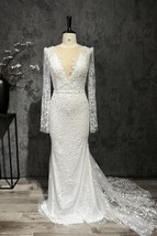 Stunning Lace Mermaid Wedding Dress - Elegant Wedding Gown 2024 - £410.78 GBP