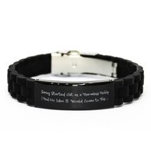 Joke Sewing Black Glidelock Clasp Bracelet, Sewing Started Out as a Harm... - £15.32 GBP