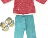 American Girl Truly Me Cool Coral Outfit Top, Pants, Shoes - $18.99