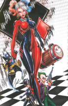 Jamie Tyndall SIGNED DC Comic Batman Art Print ~ Harley Quinn Joker Batgirl - £23.32 GBP